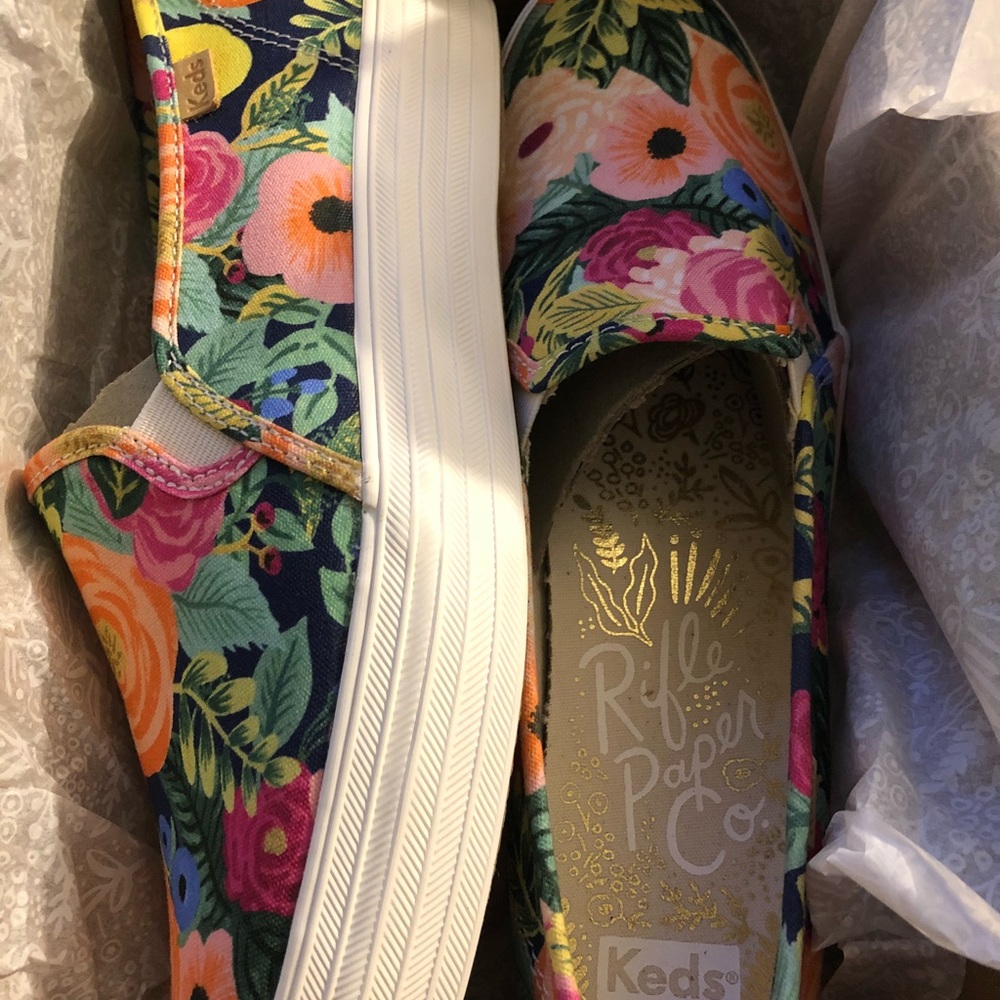 Rifle Paper Company Keds Slip-Ons